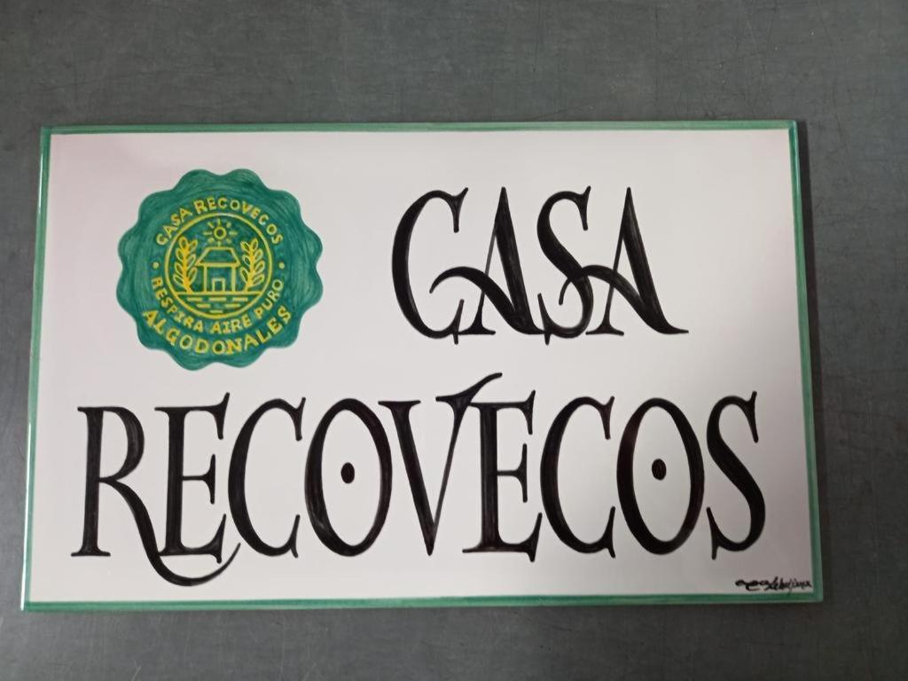 Casa Rural Recovecos 알고도날레스 외부 사진